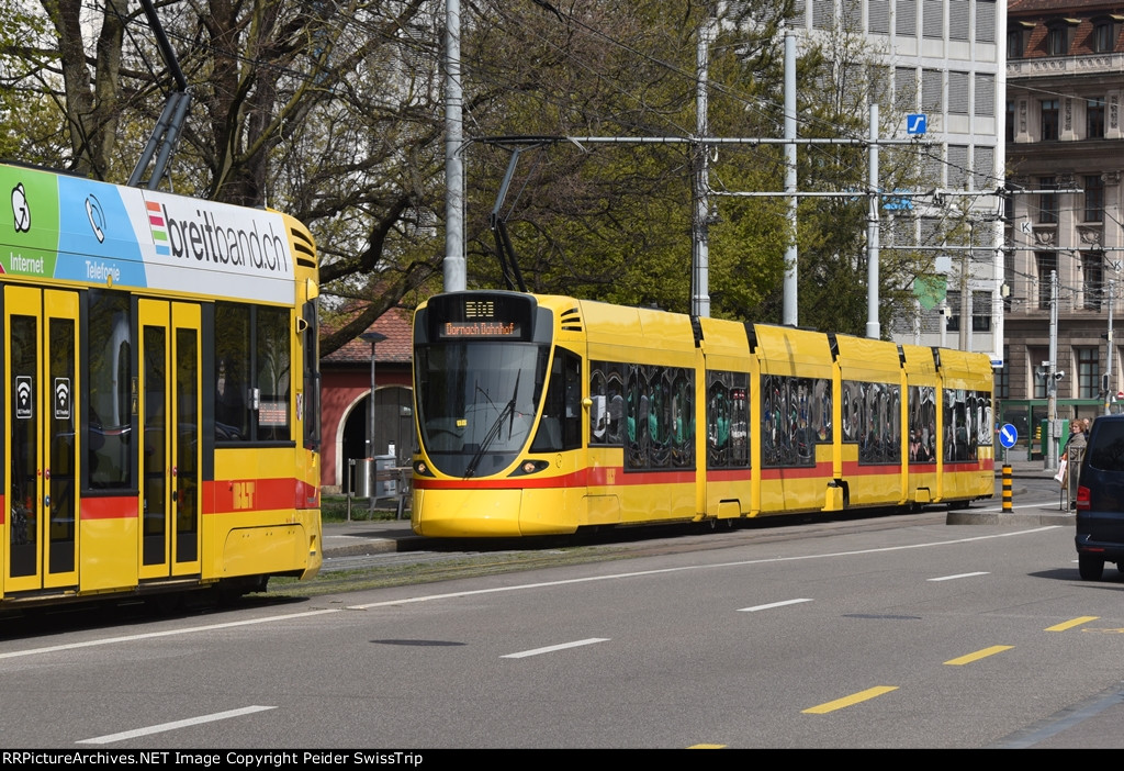 Streetcars in Basle, Switzerland